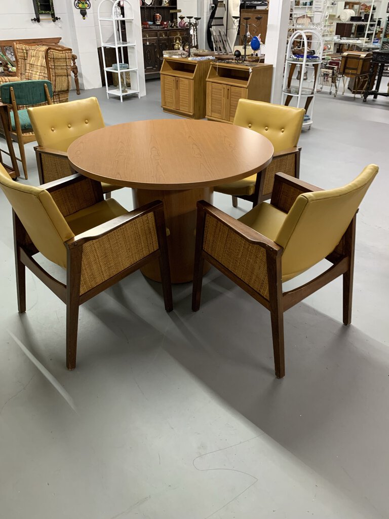 Thriftique Marketplace-MID CENTURY MODERN 5PC DINING TABLE SET