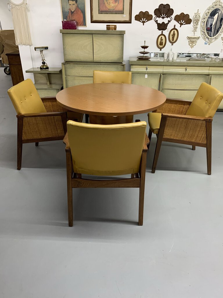 Thriftique Marketplace-MID CENTURY MODERN 5PC DINING TABLE SET