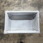 WHITE WICKER TRAY TABLE