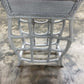 WHITE WICKER TRAY TABLE