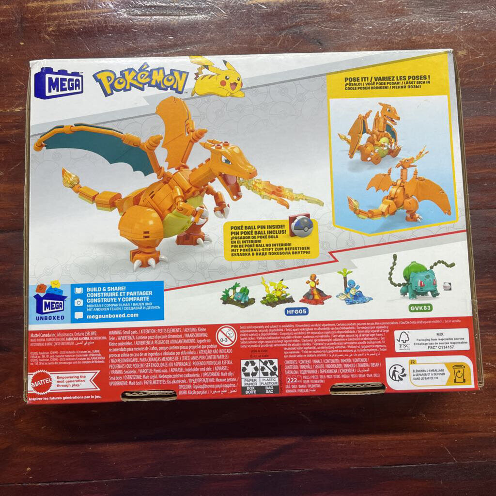 Thriftique Marketplace-POKEMON CHARIZARD BLOCKS