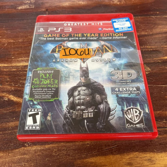 PS3 ARKHAM ASYLUM