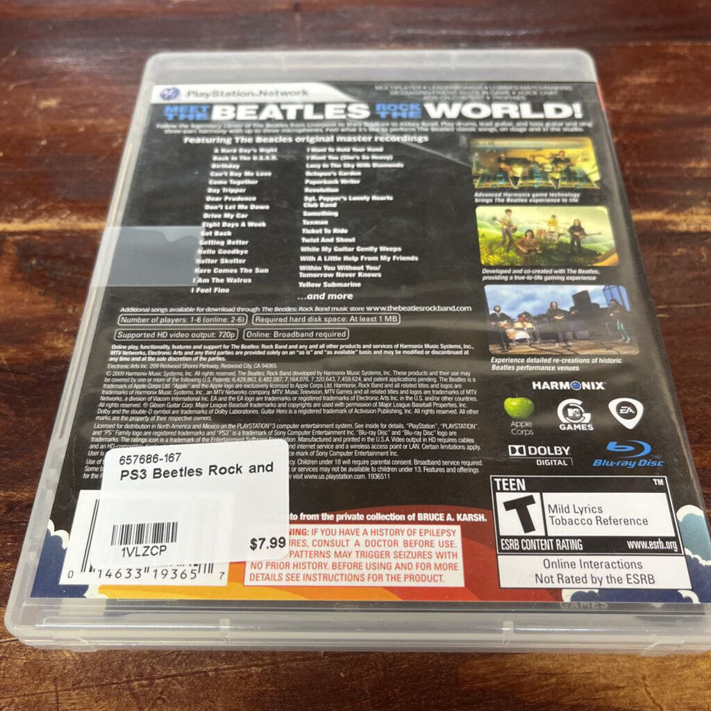 PS3 BEETLES ROCK AND