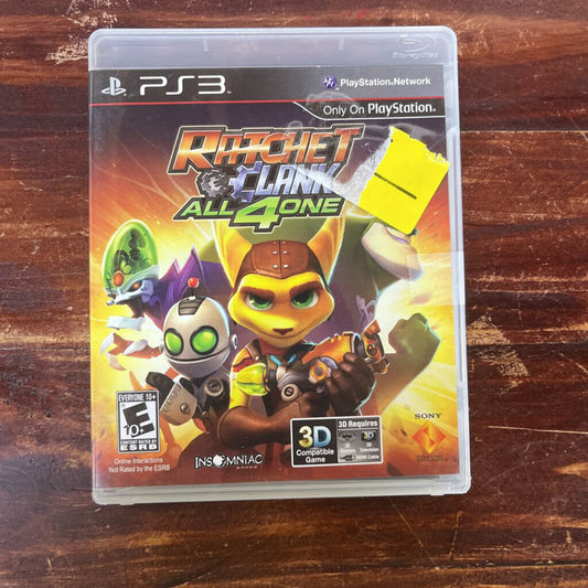 PS3 RATCHET CLANK ALL 4 ONE