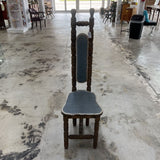 OLD BLUE VALET/PRAYER CHAIR (AS IS)