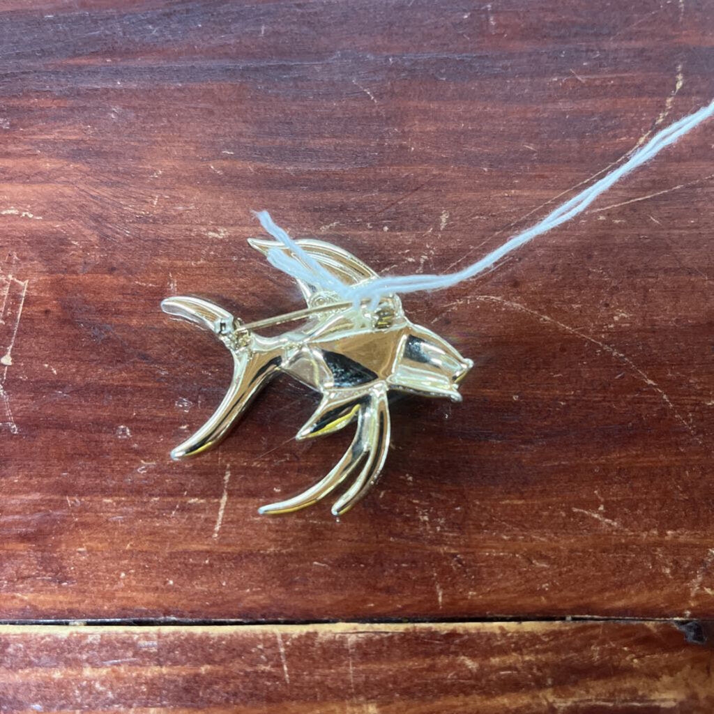 Vintage Sarah Coventry Angel Fish Brooch
