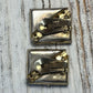 VINTAGE TOPEZ CLIP EARRINGS