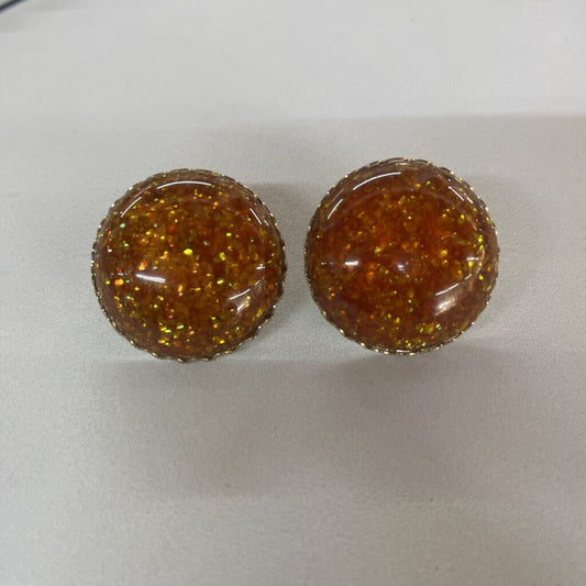 Vintage Coro Confetti Clip Earrings