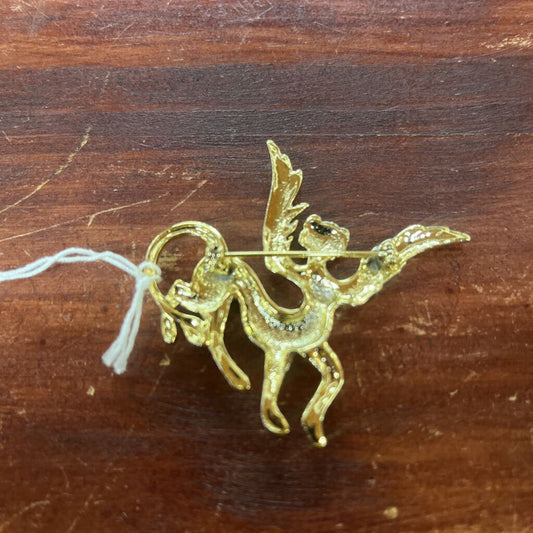 Vintage Centaur with Wings Brooch