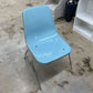 Vintage MCM Blue Fiberglass Chair (AS IS)