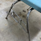 VINTAGE MCM BLUE FIBERGLASS CHAIR (AS IS)