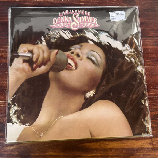 DONNA SUMMER "LIVE AND MORE" 1978 DOUBLE ALBUM