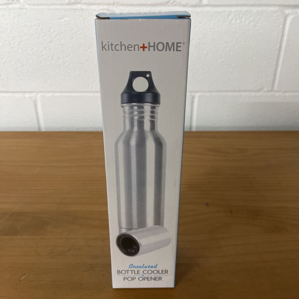 INSULATED BOTTLE COOLER & POP OPENER-Thriftique Marketplace