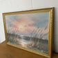 LARGE SIGNED BERNARD DUGGAN SEASCAPE PAINTING 37.5"X27"