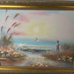 Signed Crane Painting
