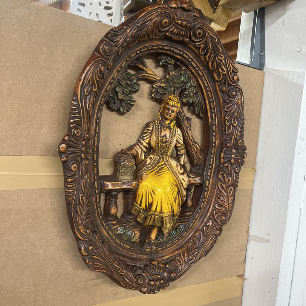 PAIR OF VICTORIAN WALL PLAQUES