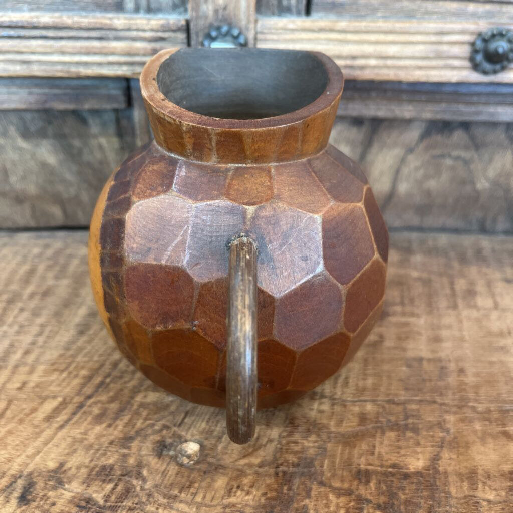 WOODEN SOUVENIR PITCHER