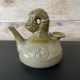 OLD DRAGON POTTERY SAKE' BOTTLE