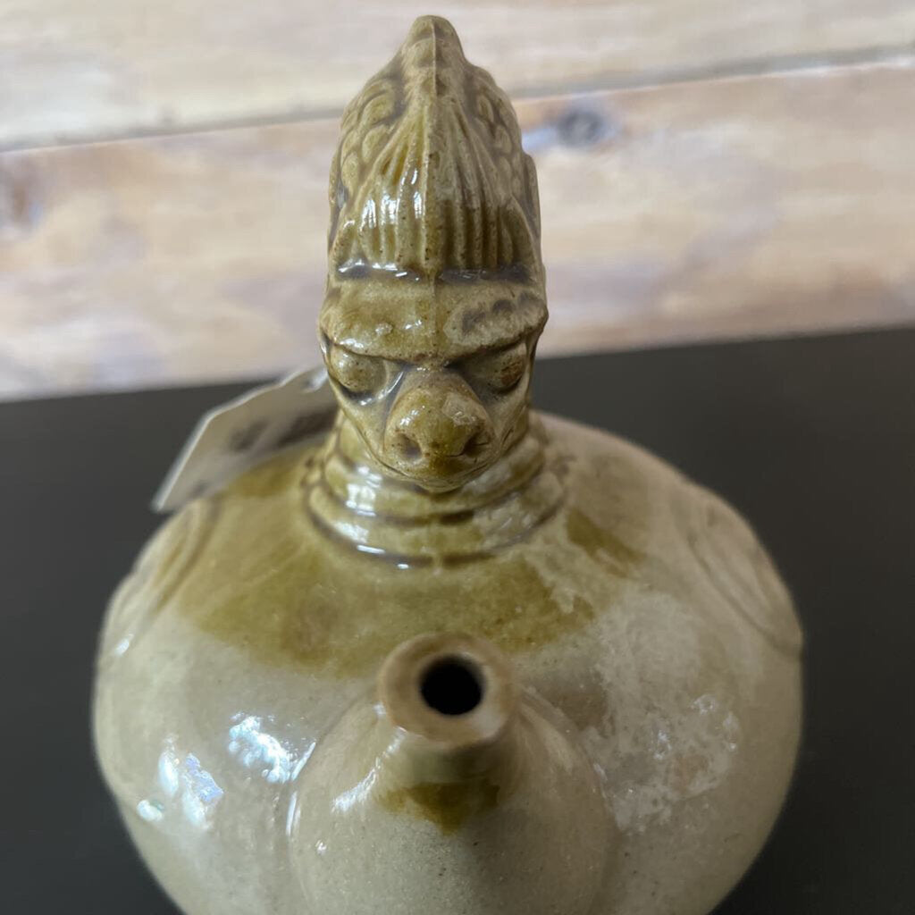 OLD DRAGON POTTERY SAKE' BOTTLE