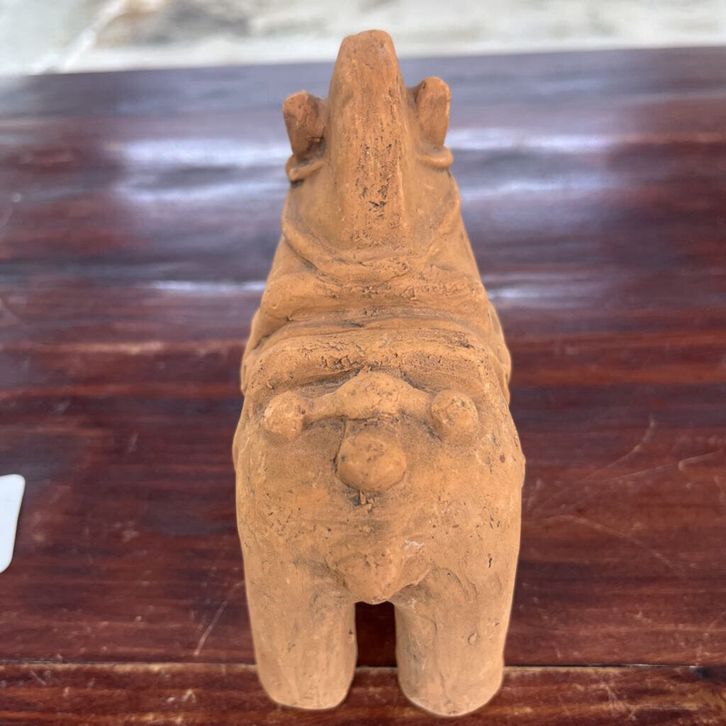 Vtg Japanese Pottery Horse Haniwa Signed