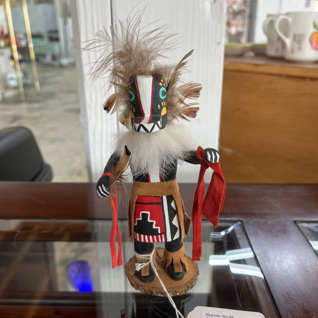 NATIVE AMERICAN BADGER KACHINA DOLL-Thriftique Marketplace