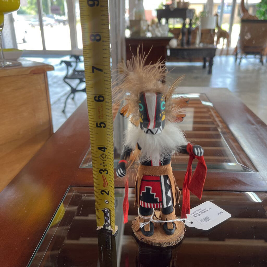 Native American Badger Kachina Doll
