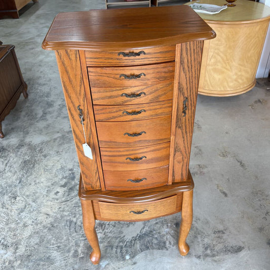 FLOOR STANDING JEWELRY ARMOIRE