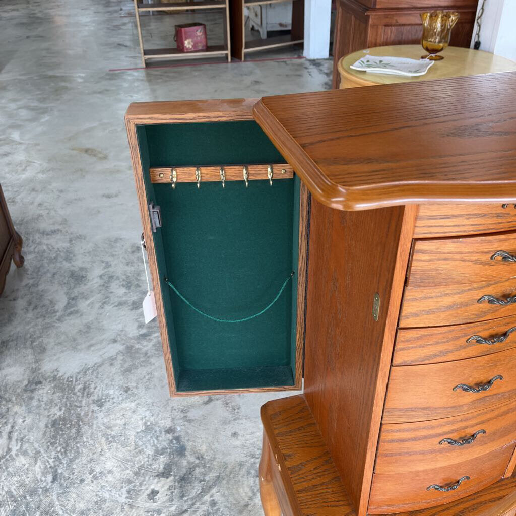 FLOOR STANDING JEWELRY ARMOIRE