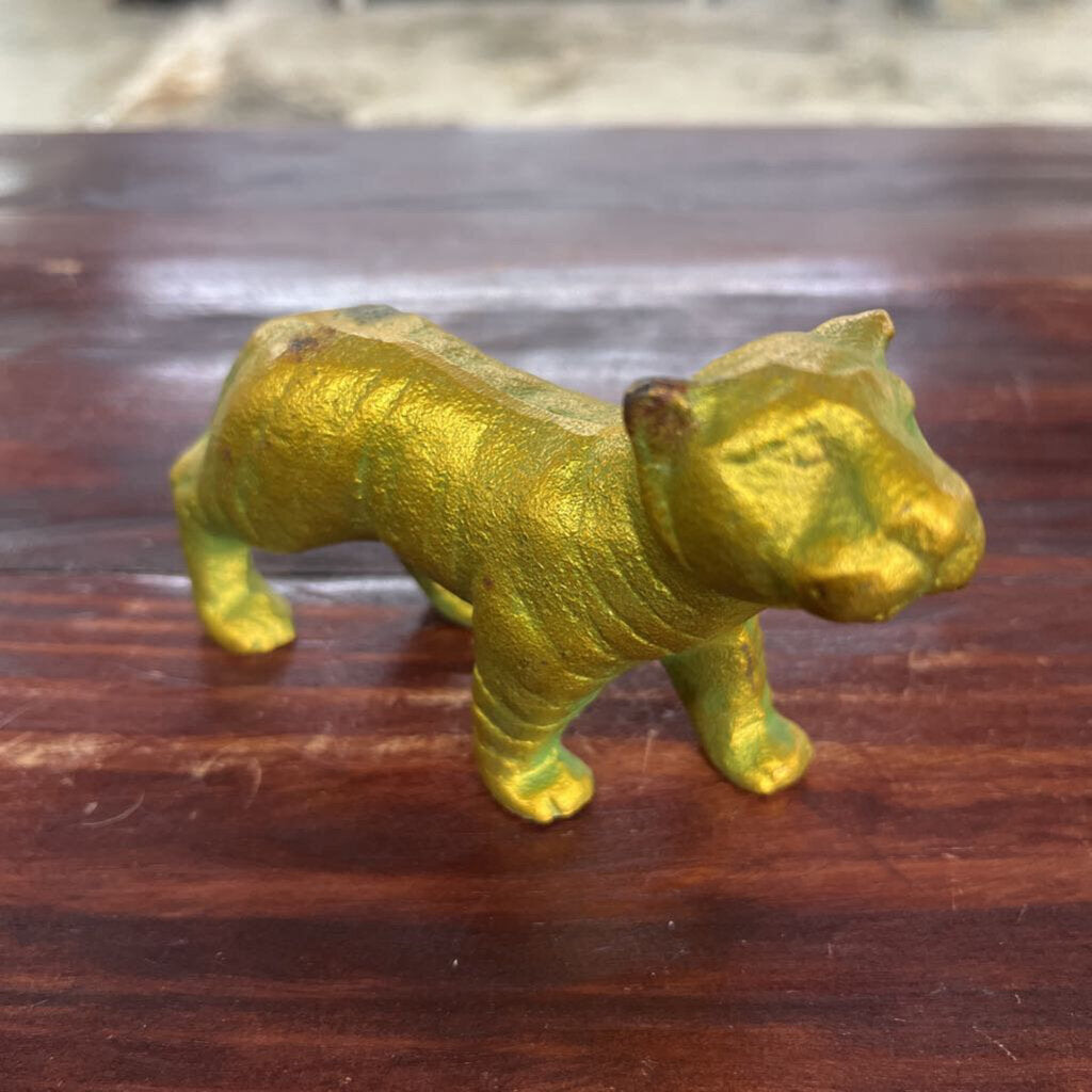 GOLDEN METAL TIGER-Thriftique Marketplace