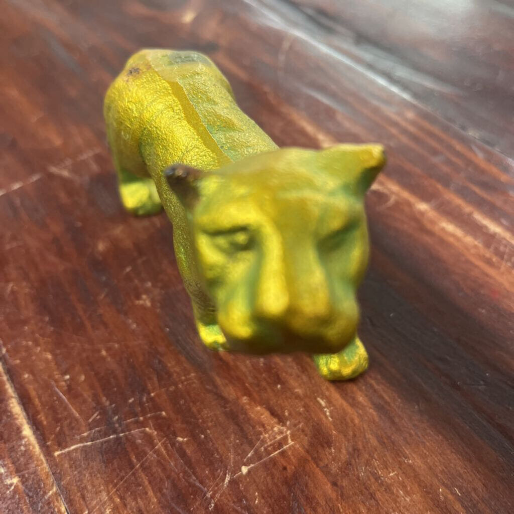 GOLDEN METAL TIGER-Thriftique Marketplace