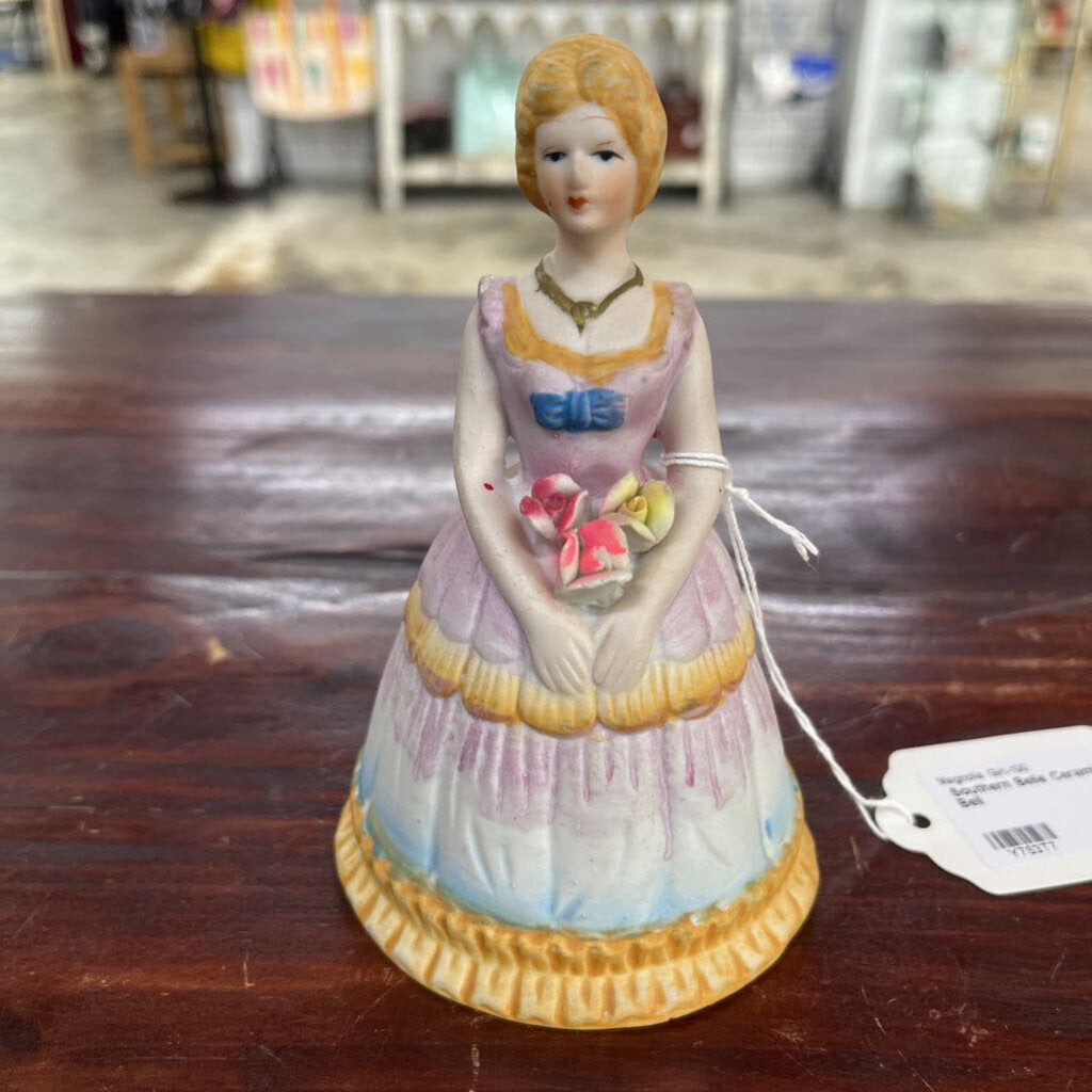 SOUTHERN BELLE CERAMIC BELL-Thriftique Marketplace