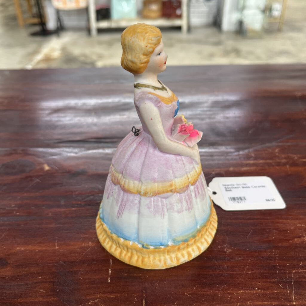 SOUTHERN BELLE CERAMIC BELL-Thriftique Marketplace