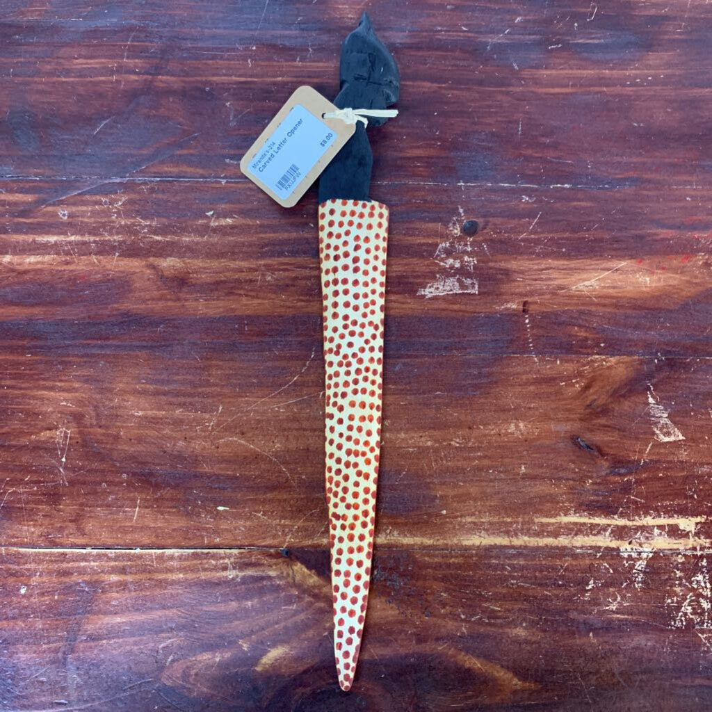 CARVED LETTER OPENER