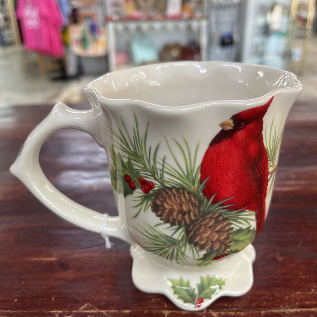 CRACKER BARREL CARDINAL CHRISTMAS MUG