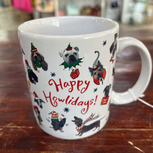 CHRISTMAS HOWLIDAYS DOGGIE MUG