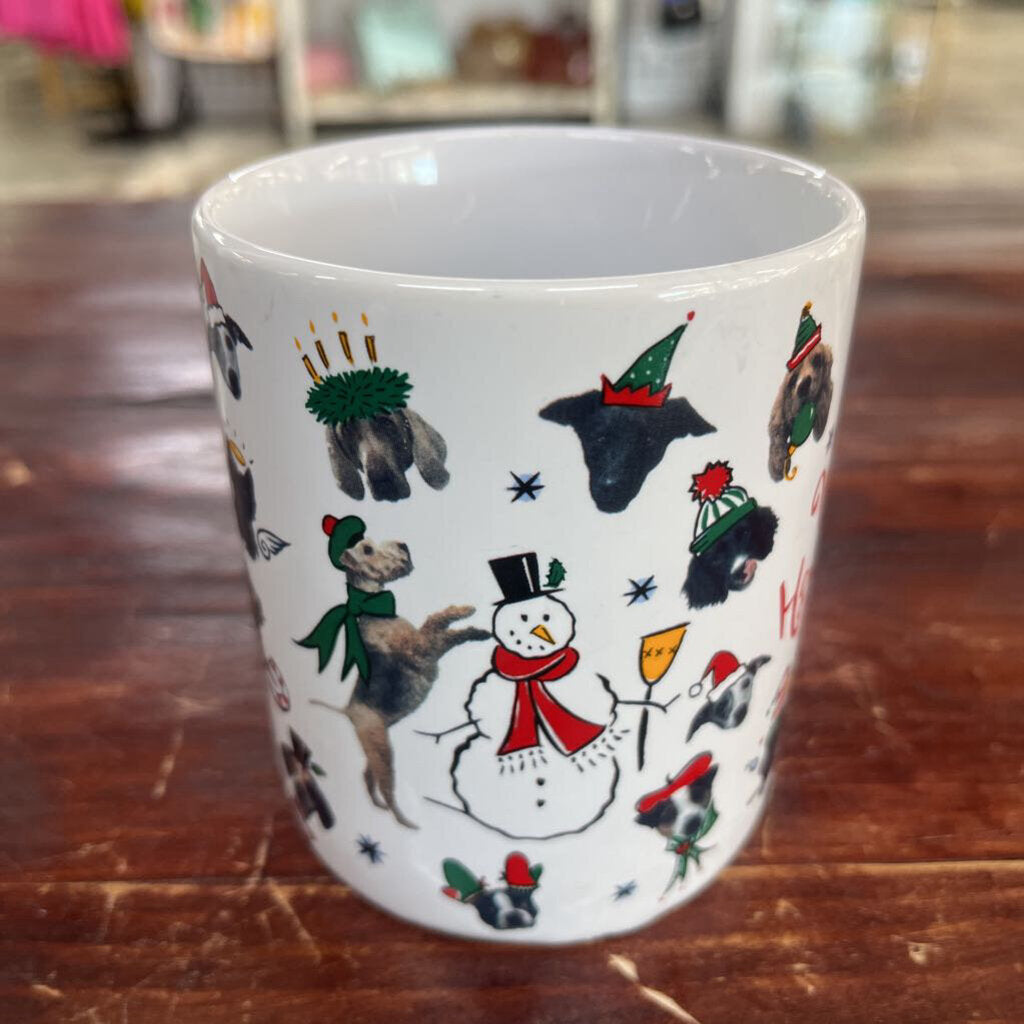 CHRISTMAS HOWLIDAYS DOGGIE MUG