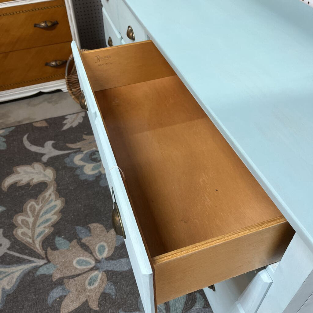 7 DRAWER SERENITY BLUE DRESSER-Thriftique Marketplace