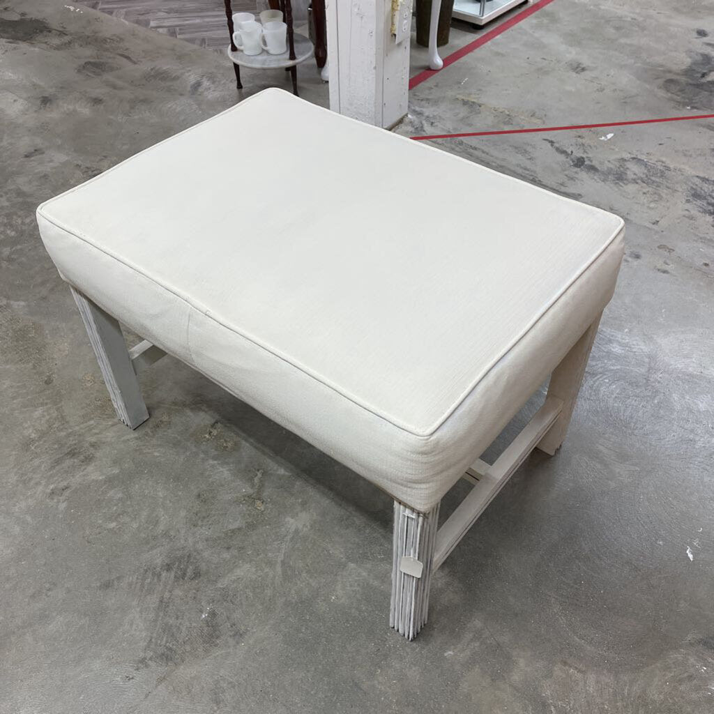 LARGE IVORY BENCH - PLEASE READ DESCRIPTION