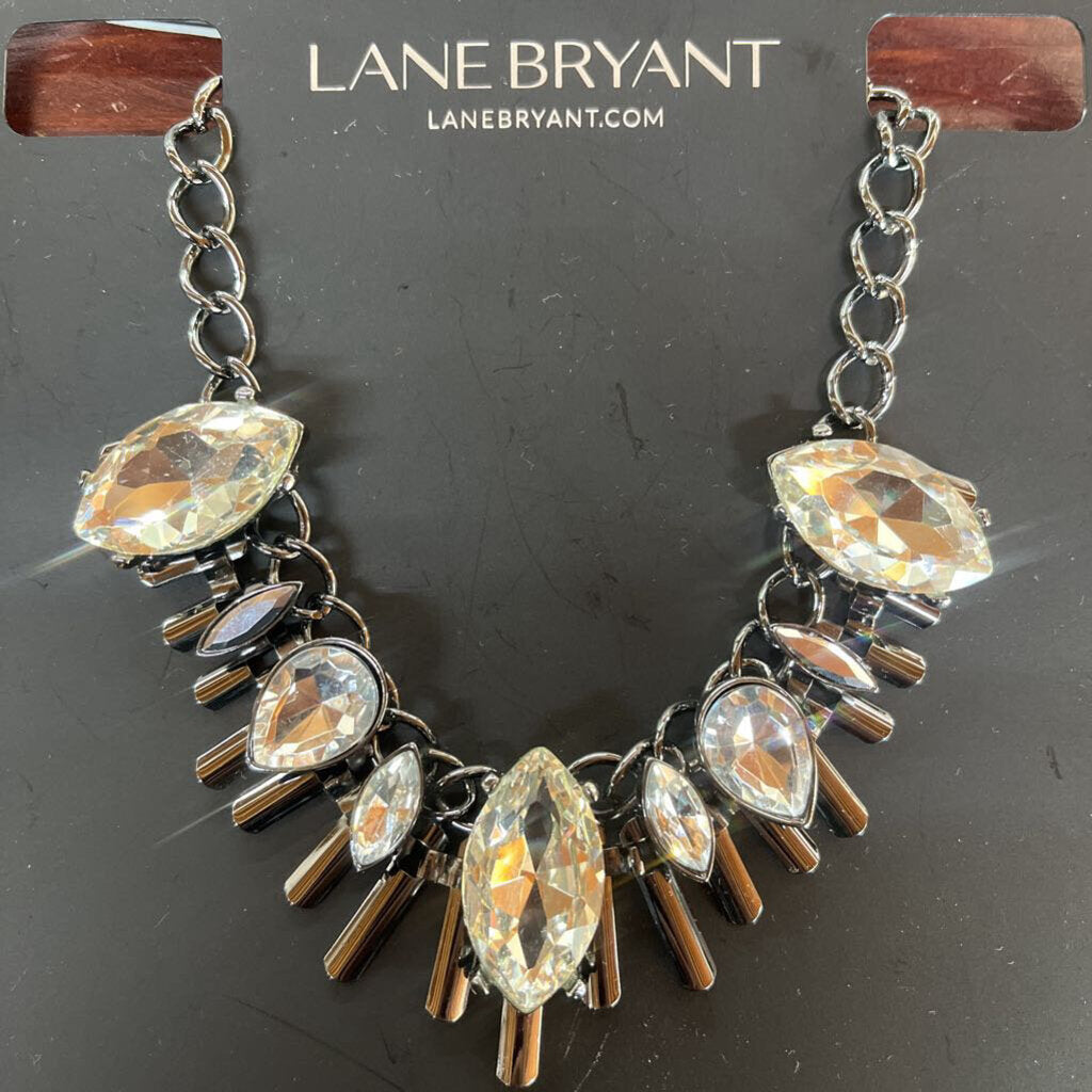 NEW LANE BRYANT RHINESTONE COLLAR NECKLACE  (LOCATED AT GULFPORT, MS)