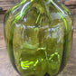LARGE GREEN BLENKO DECANTER W/STOPPER