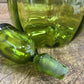 Large Green Blenko Decanter w/Stopper