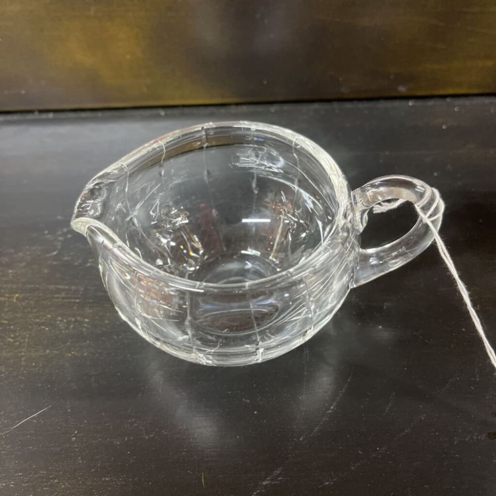 CUTE SMALL GLASS CREAMER