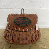 Vintage Woven Creel Basket