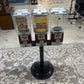 3 UNIT GUMBALL MACHINE WITH 2 KEYS