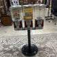 3 UNIT GUMBALL MACHINE WITH 2 KEYS