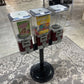 3 UNIT GUMBALL MACHINE WITH 2 KEYS