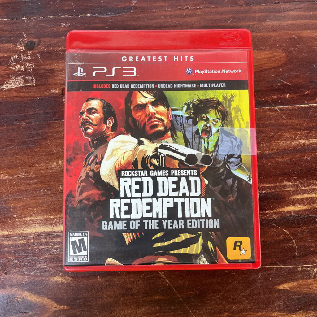 PS3 Red Dead Redemption goty ed
