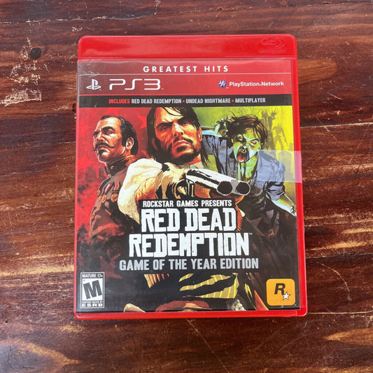 PS3 Red Dead Redemption goty ed