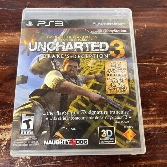 PS3 UNCHARTED 3 DRAKES DECEPTION