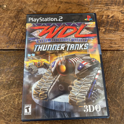 PS2 NFL Thunder Tanks